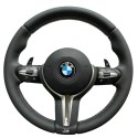 BMW thong pure leather steering wheel suitable for BMW new and old F-chassis model modification cross-border supply