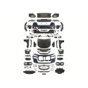Suitable for BMW 7 Series F02 modified new G12 non-destructive version G70 cutting version sport front and rear bumper