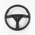 14 inch car modification sports personalized racing universal steering wheel MOMO V1 flat racing leather steering wheel