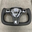 Suitable for Tesla modification of YOKE steering wheel Model 3/Y upgrade interior personalized heating aircraft steering wheel