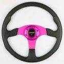 Car modification steering wheel MOMO imitation racing universal steering wheel PU modification special steering wheel 14 inches