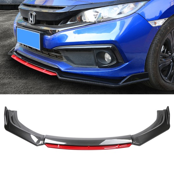 General Motors three section front shovel car four section with red decorative strip front lip small surround front bumper front shovel corner