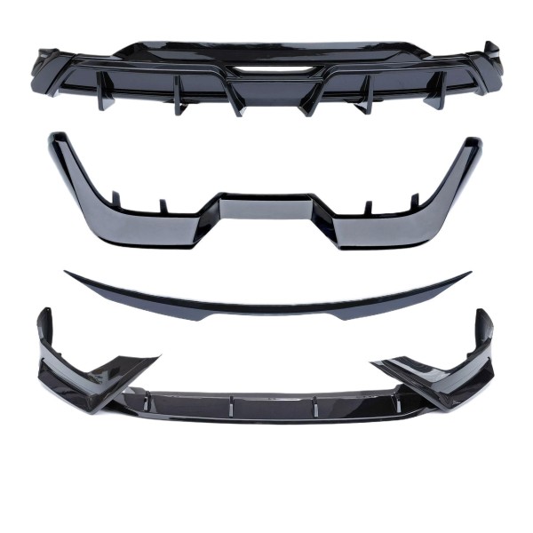 Suitable for 23 BYD Song PLUS modified front lip, front shovel, front bumper, side skirt, middle tail wing, rear lip, rear bumper