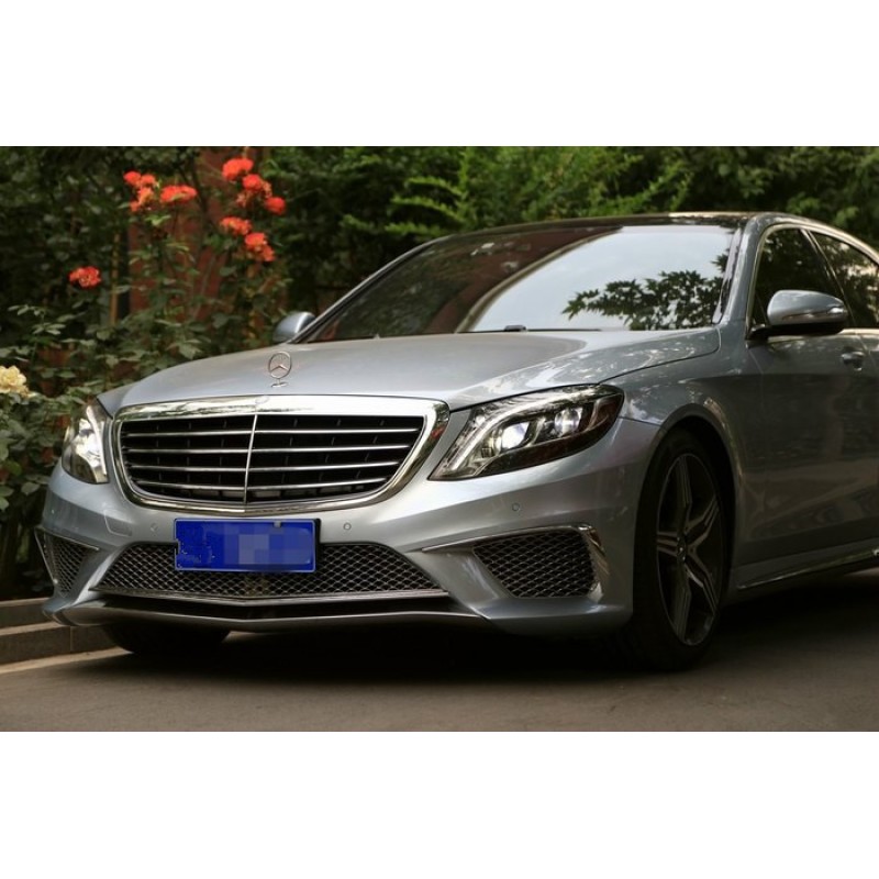 14-17 Mercedes Benz W222 S-Class modified S63 S65 AMG large surround front bumper rear bumper side skirt grille