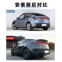 Suitable for the high-performance version of the updated Tesla Model Y/3 tail wing modification, with carbon fiber patterns on the small tail wing