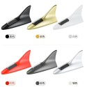 Car solar shark fin antenna decoration anti rear end collision roof spoiler 8LED with remote control warning flashing light