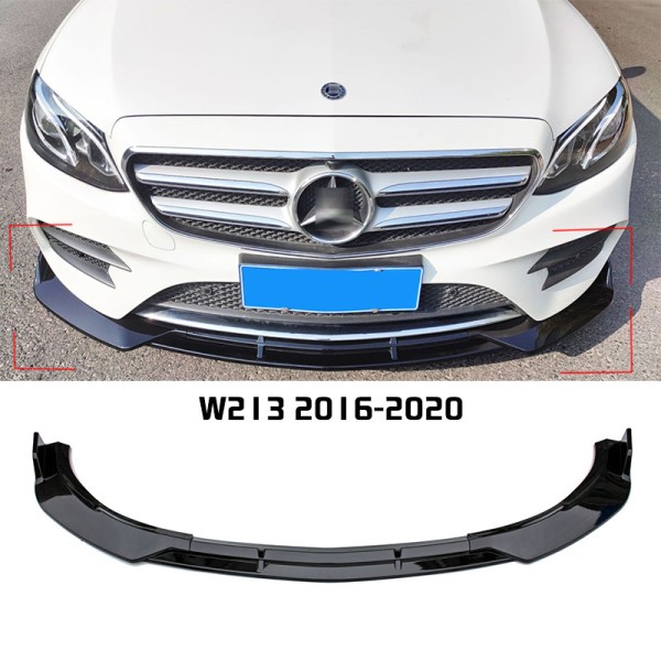 Suitable for W213 Mercedes Benz E200E260E300 2016-2020 models with perforated small surround front lip and front shovel modification
