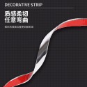 Car decorative strips, chrome plated bright strips for windows, electroplated strips for bumpers, scratch resistant body, door collision strips, door edge strips
