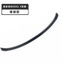 Suitable for the high-performance version of the updated Tesla Model Y/3 tail wing modification, with carbon fiber patterns on the small tail wing